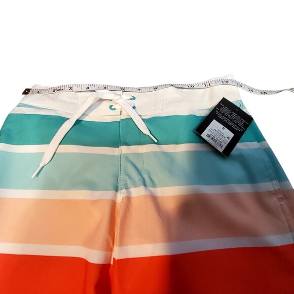 Art Class Boys Swim Trunks Rainbow Striped Design Size 8 Adjustable drawstring - Picture 5 of 9